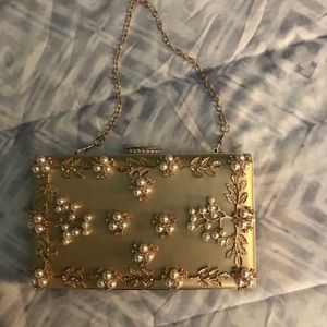 Gold Prom Clutch